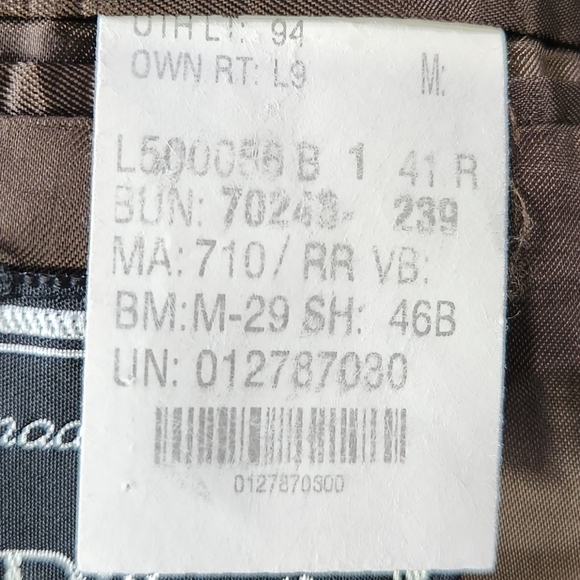 Ralph Ralph Lauren Mens 41R 100% Lambswool Herringbone Blazer Sport Coat Jacket - Picture 7 of 12